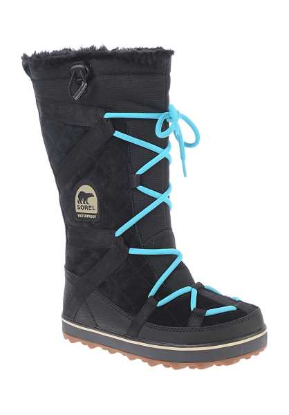 Online Store Sorel Glacy Explorer - Nero Donna A Buon Mercato Winter Scarpe (Y6003)